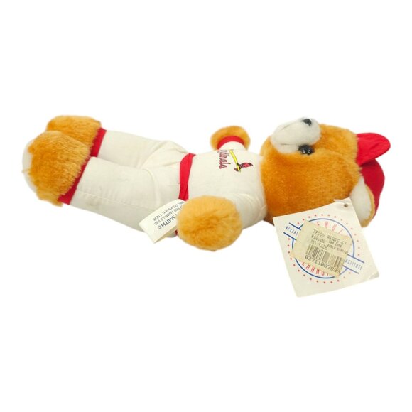 St Louis Cardinals Teddy Bear Plush Vintage Stuffed Animal Toy Busch Stadium MLB - Picture 12 of 13